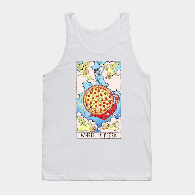 WHEEL of PIZZA Tank Top by kookylove